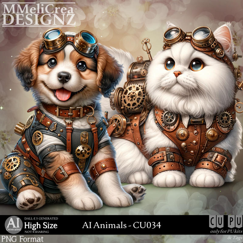 (image for) AI - ANIMALS CU034 (CU4PU/PNG)